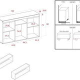 Sideboard Hanna 140 x 40 x 92 cm