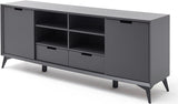 Sideboard Nemanja grau matt 180x73x40 cm