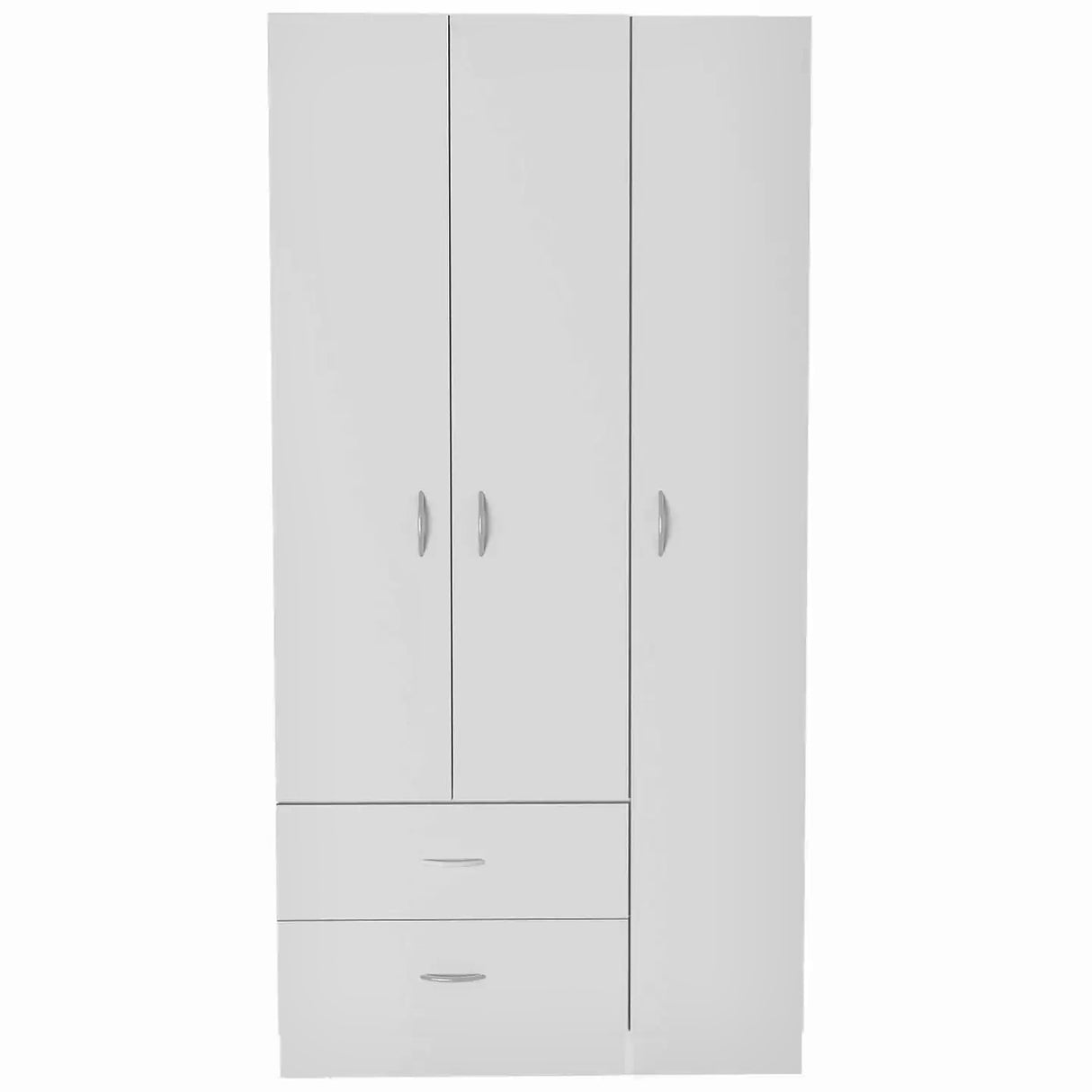 Austral weiss 3-türiger Kleiderschrank 90x180