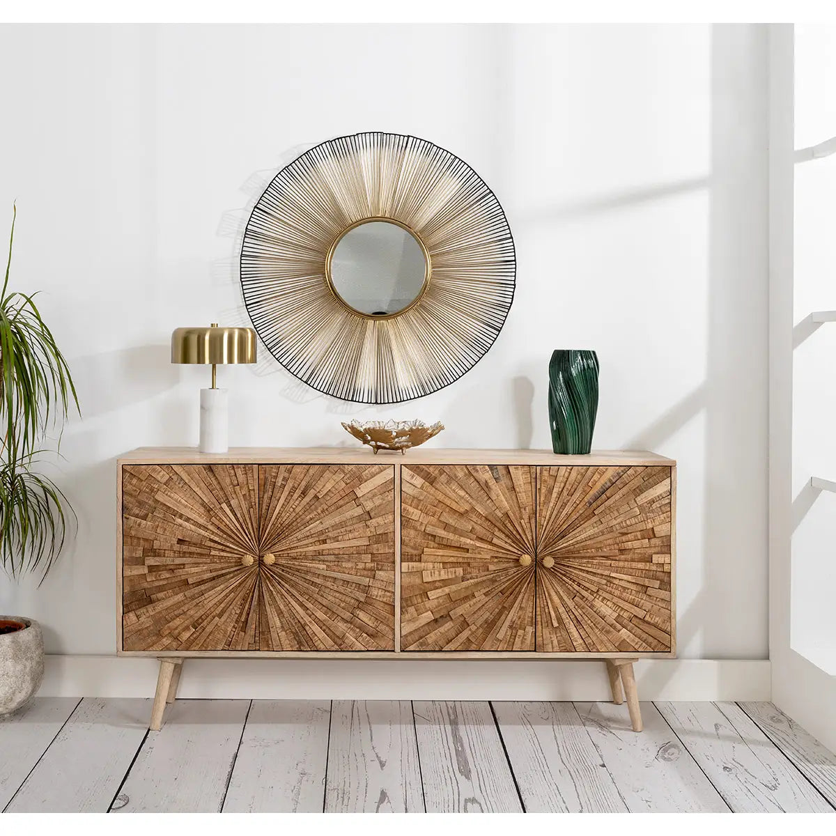 CARL Sideboard Mangoholz 150cm