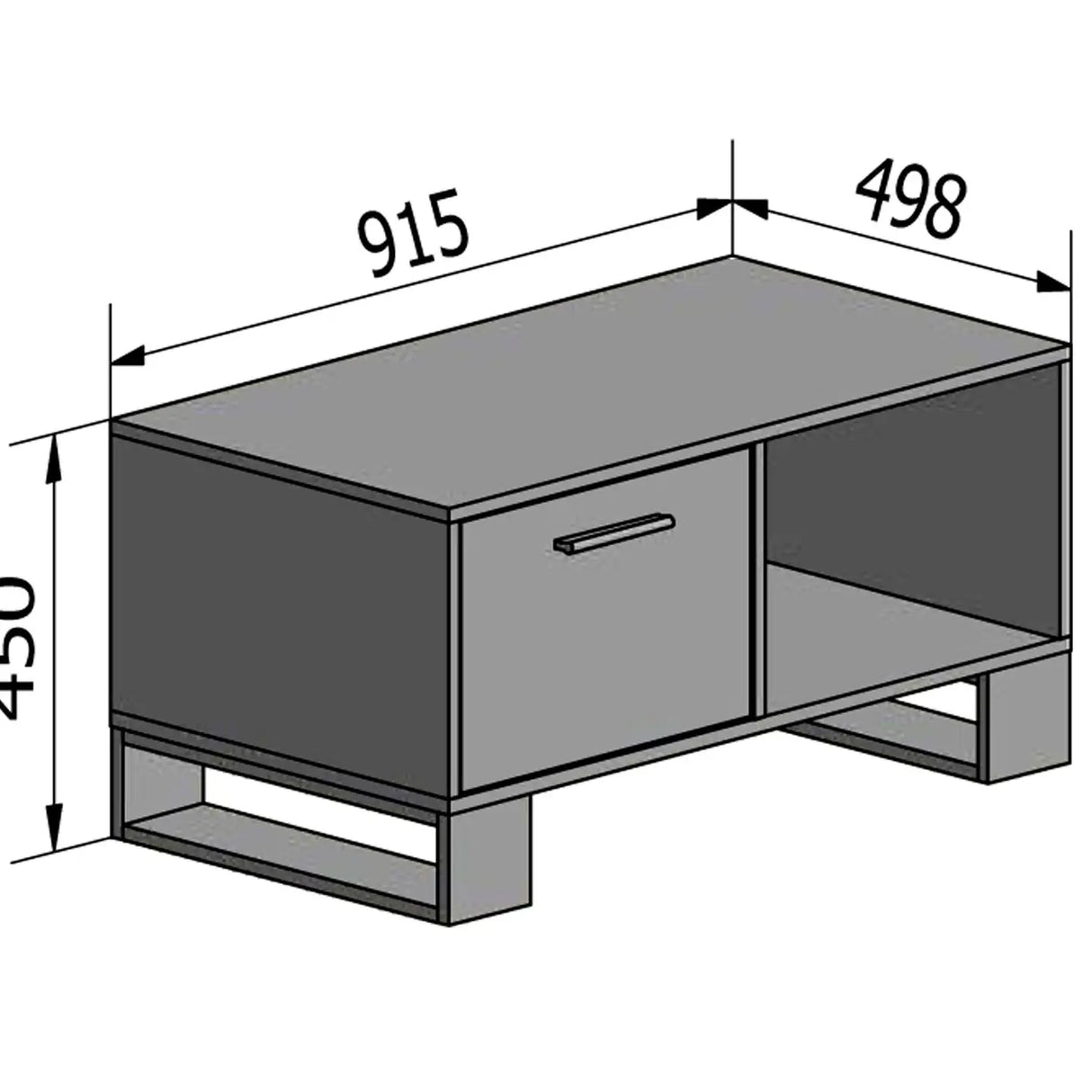 Couchtisch LOFT – Rustikaler Charme für Ihr Wohnzimmer