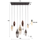 Hängelampe Cocoon Mix Glas Stilvoller Blickfang für Ihr Zuhause